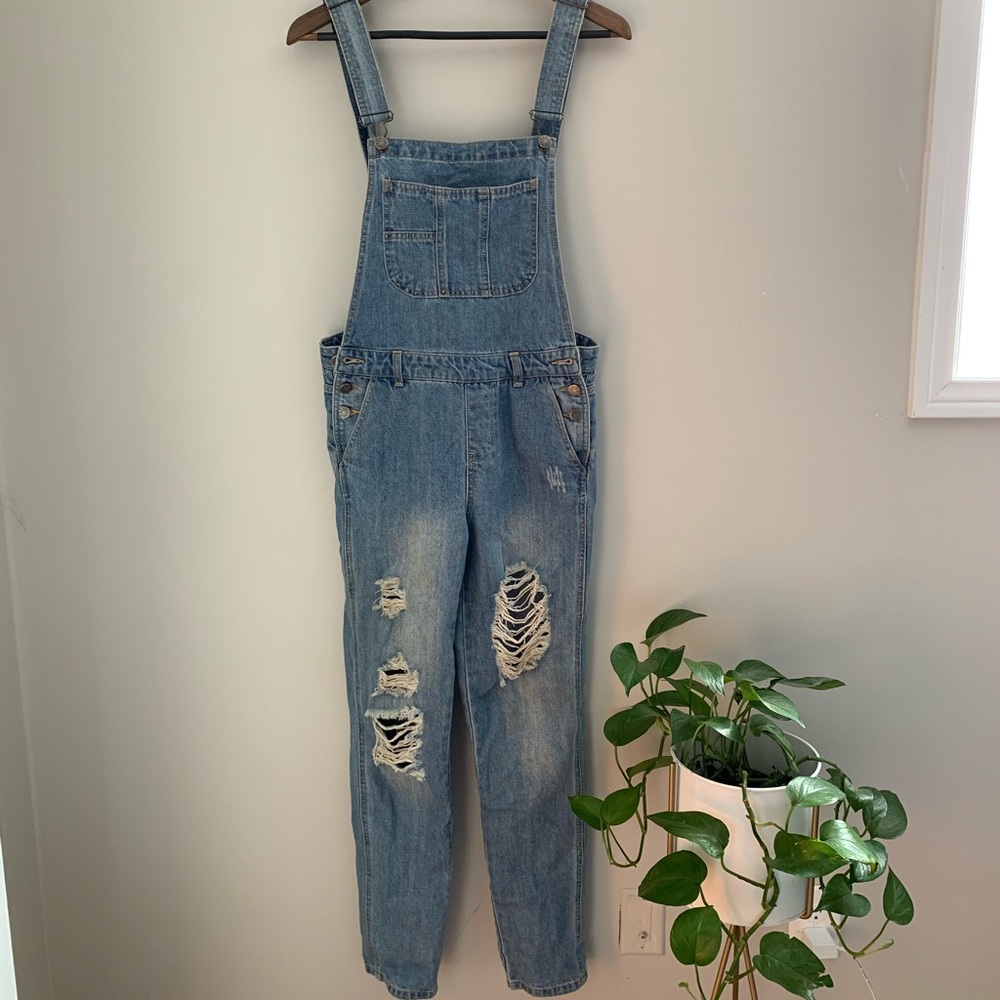 BDG one piece denim overall